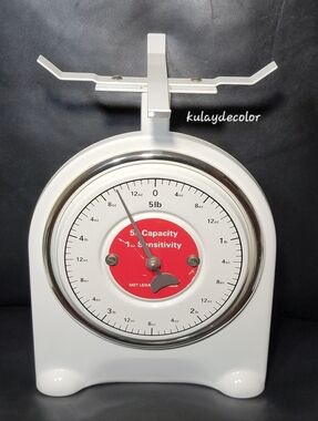 Vintage EKCO Countertop Dial Scale 5 lb Capacity Kitchen Farmhouse Decor